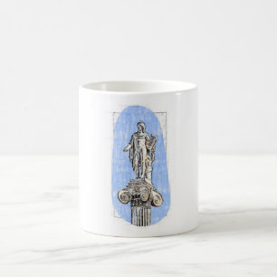 Apollo Statue Watercolor – Artistic Greek Gift Coffee Mug