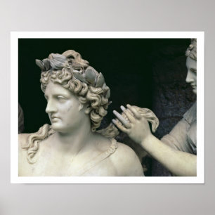 Apollo Tended by the Nymphs, detail showing the he Poster
