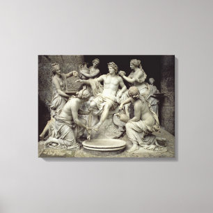 Apollo Tended by the Nymphs, intended for the Grot Canvas Print