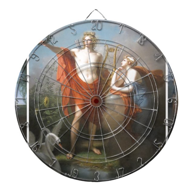 apollo & the muses dartboard (Front)