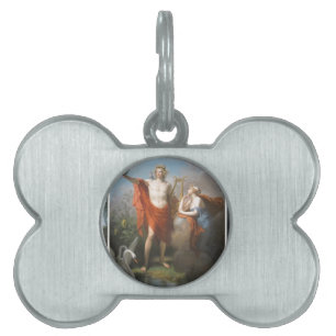 apollo & the muses pet ID tag