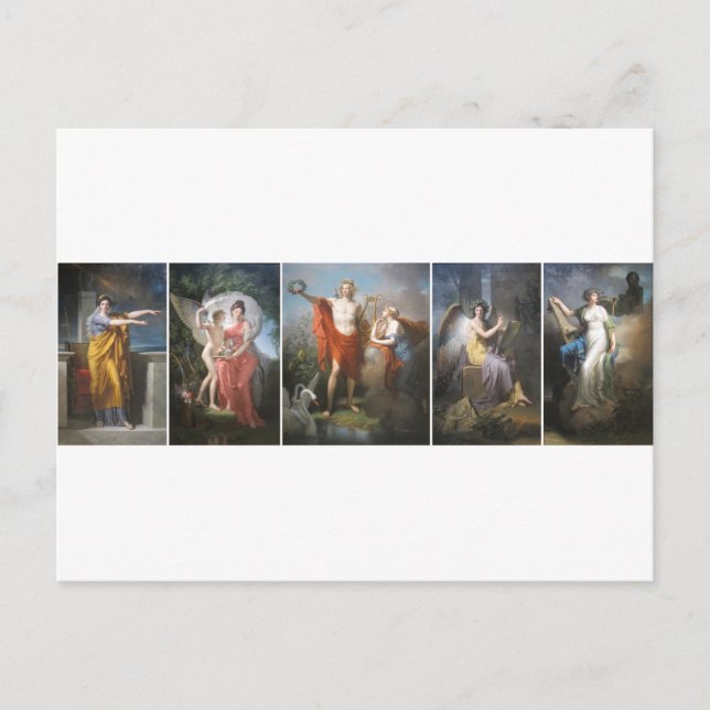 apollo & the muses postcard (Front)