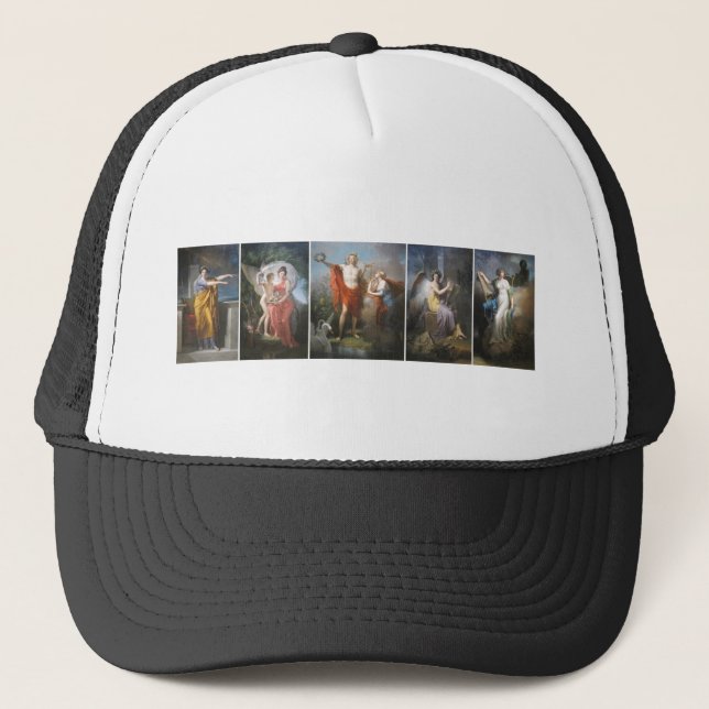 apollo & the muses trucker hat (Front)