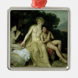 Apollo with Hyacinthus and Cyparissus Metal Tree Decoration