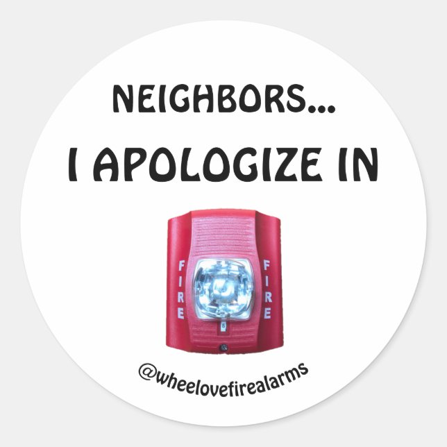 Apologise in Advance Stickers (Front)