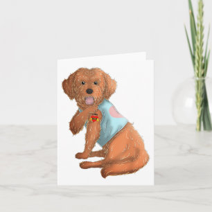 Apoo I Love Mum Tattoo Dog Shirt Funny Mothers Day Card
