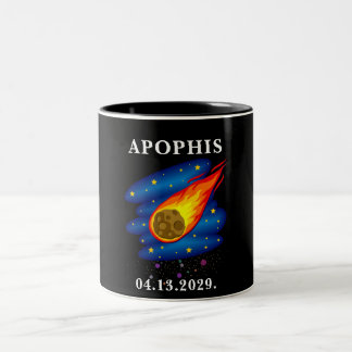 Apophis 2029 Asteroid Object 99942 Astronomy Space Two-Tone Coffee Mug
