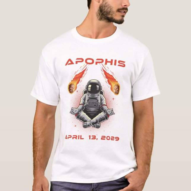Apophis 99942 April 13 2029 Asteroid Comet Meteor  T-Shirt (Front)