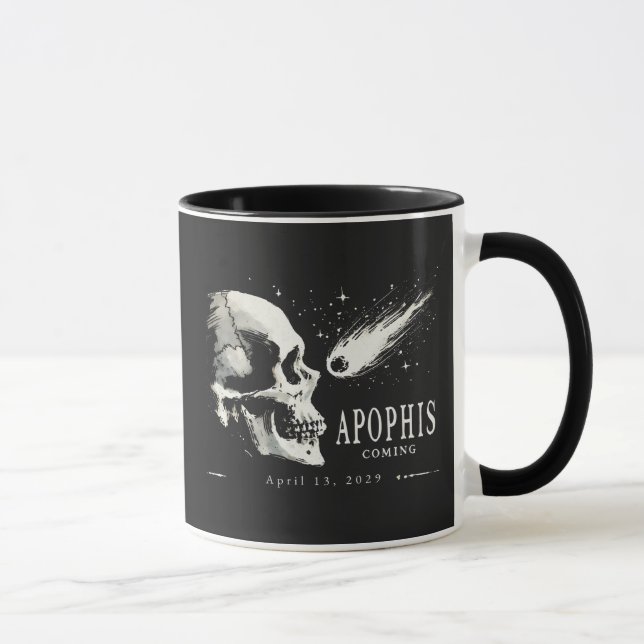 Apophis Coming April 13 2029  Mug (Right)