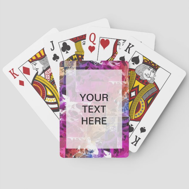 Apophysis Fractal Art - spider web Template Playing Cards (Back)