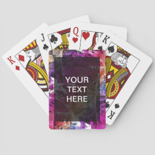 Apophysis Fractal Art - spider web Template Playing Cards