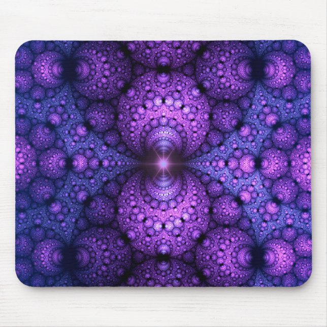 Apophysis Fractal - Atoms Fusion Mouse Mat (Front)