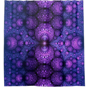 Apophysis Fractal - Atoms Fusion + your ideas Shower Curtain