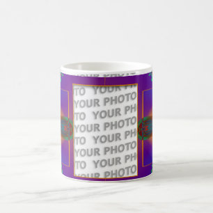 Apophysis fractal decor + your photo coffee mug