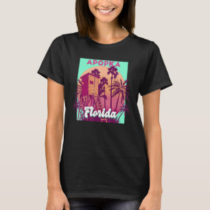 Apopka FL Florida vintage retro ocean scene beach T-Shirt