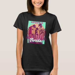 Apopka FL Florida vintage retro ocean scene beach T-Shirt