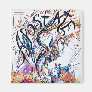 Apostate Colourful Free Doodle Drawing Magnet