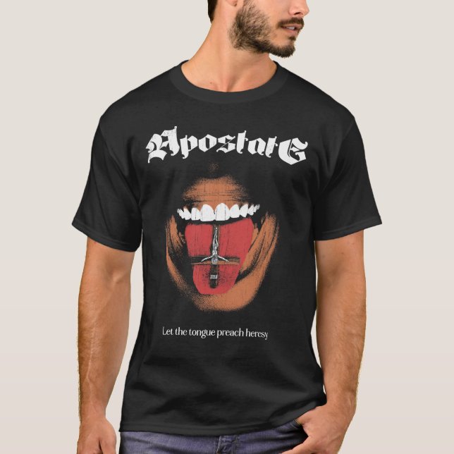 Apostate - Occult Streetwear Design T-Shirt (Front)