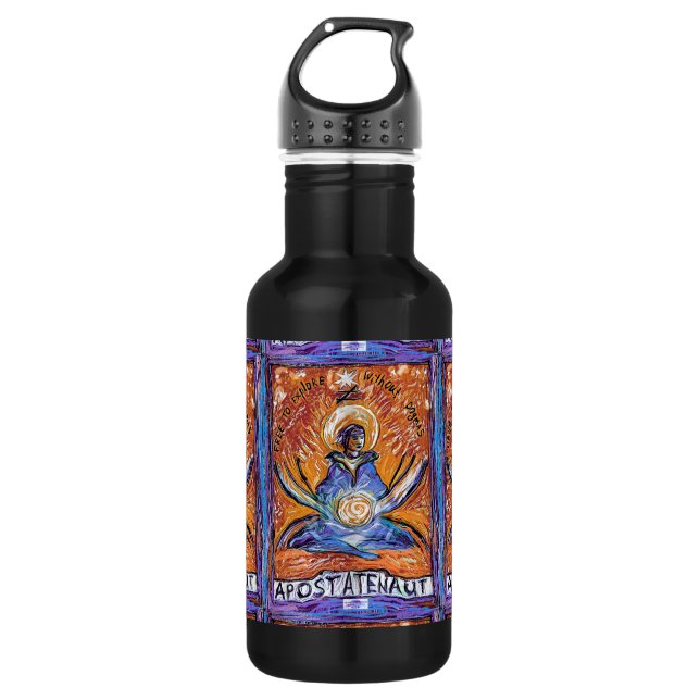 Apostatenaut - explore without dogmas 532 ml water bottle (Front)