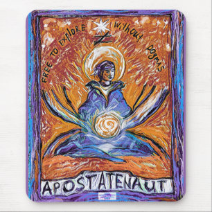 Apostatenaut - explore without dogmas mouse mat