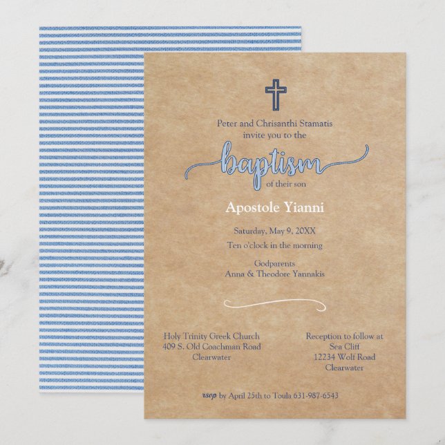 Apostle Invitation (Front/Back)
