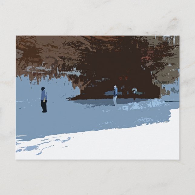 Apostle Islands National Lakeshore ICE CAVES Postcard (Front)