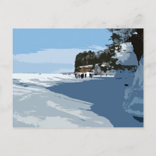 Apostle Islands National Lakeshore ICE CAVES Postcard