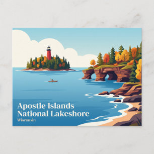 Apostle Islands National Lakeshore Wisconsin Postcard