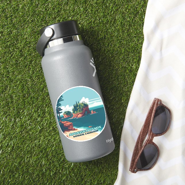 Apostle Islands National Lakeshore Wisconsin Retro (HydroFlask Insitu)