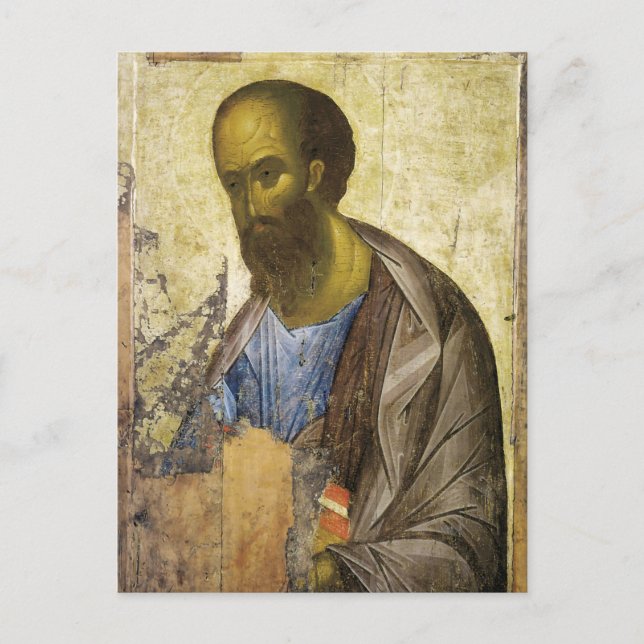 Apostle Paul by Andrei Rublev Postcard (Front)