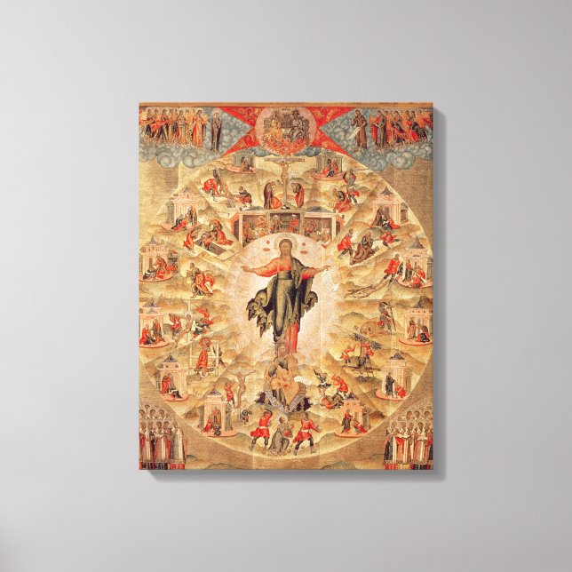Apostle Preaching Canvas Print (Front)