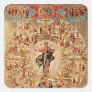 Apostle Preaching Square Sticker