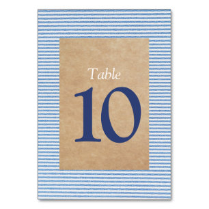 Apostle Table Number Card