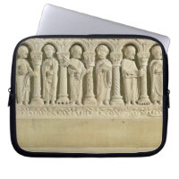 Apostles under Arcades, carved relief, c.1150 (sto