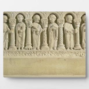 Apostles under Arcades, carved relief, c.1150 (sto Plaque