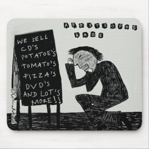 Apostrophe Rage Mouse Mat