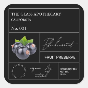Apothecary Blackcurrant Label