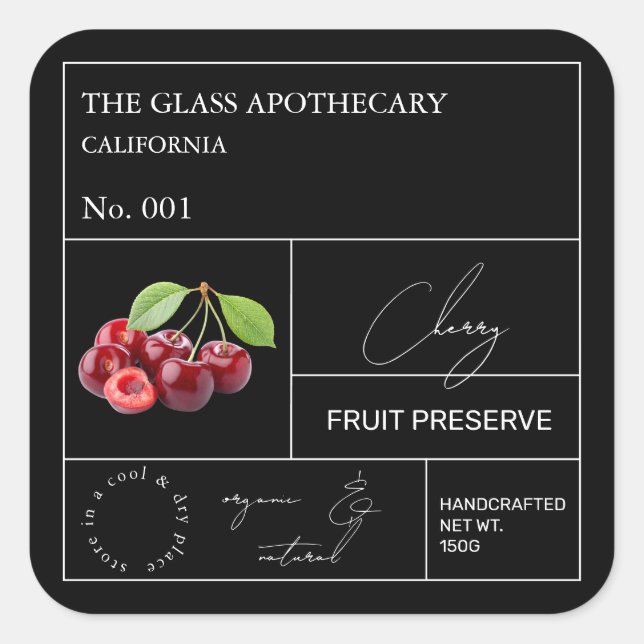 Apothecary Cherry Label (Front)