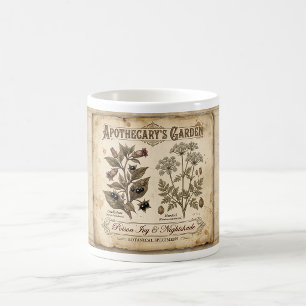Apothecary Garden Poison Nightshade Coffee Mug
