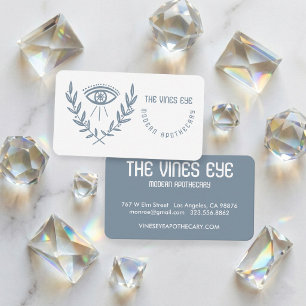 Apothecary Herbalist Mystical Eye and Herbs Reiki Business Card