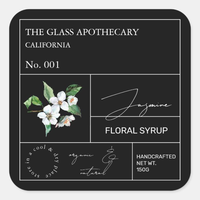 Apothecary Jasmine Label (Front)