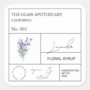 Apothecary Lavender Label