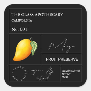 Apothecary Mango Label