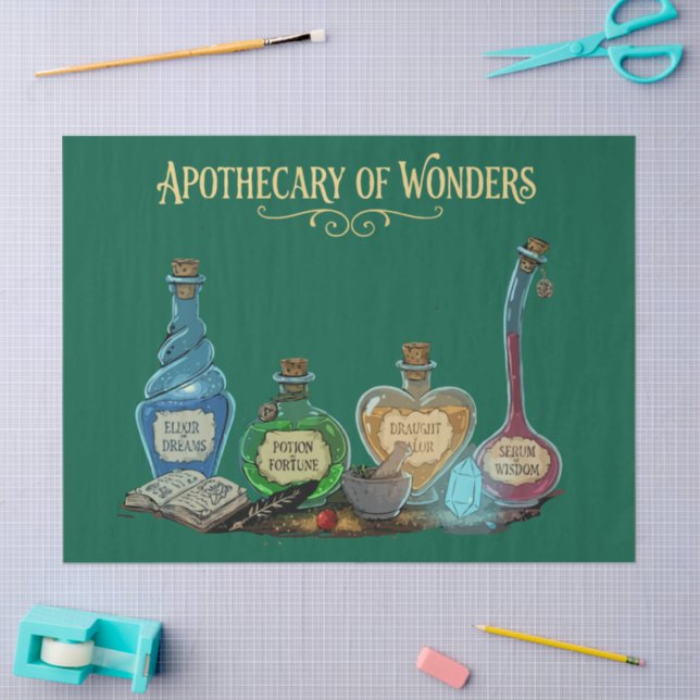 Apothecary of Wonders | Magical Fantasy   Tissue Paper (Craft)
