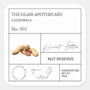 Apothecary Peanut Label