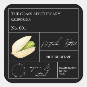 Apothecary Pistachio Label