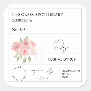 Apothecary Rose Label