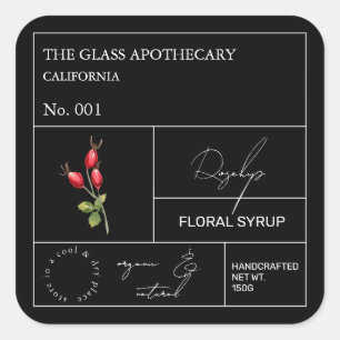 Apothecary Rosehip Label