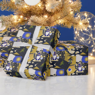 Apothecary Scrapbook (Midnight Hearth) Wrapping Paper