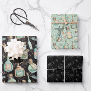 Apothecary Shop Halloween Inspired Gift Wrap